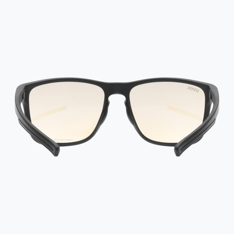 Occhiali da sole UVEX Retina Blue CV nero opaco/giallo 9