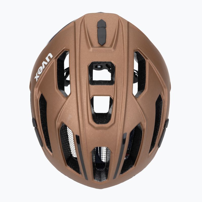 Casco da bici UVEX Gravel X nocciola/spazio profondo opaco 6