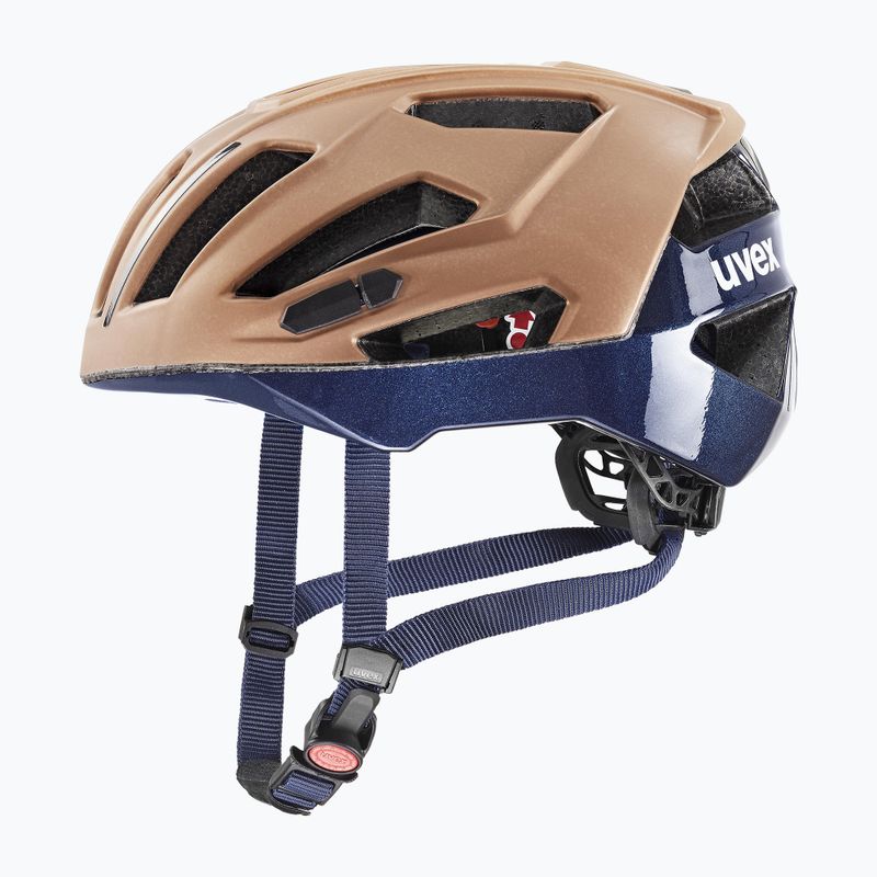 Casco da bici UVEX Gravel X nocciola/spazio profondo opaco