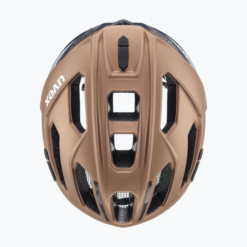 Casco da bici UVEX Gravel X nocciola/spazio profondo opaco 4