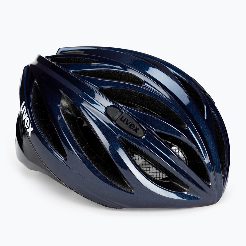 UVEX Boss Race casco da bici deep space/nero