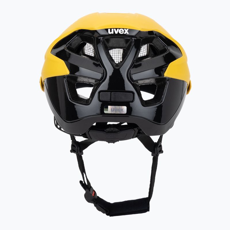 Casco da bicicletta UVEX Quatro Integrale sunbee/nero 4