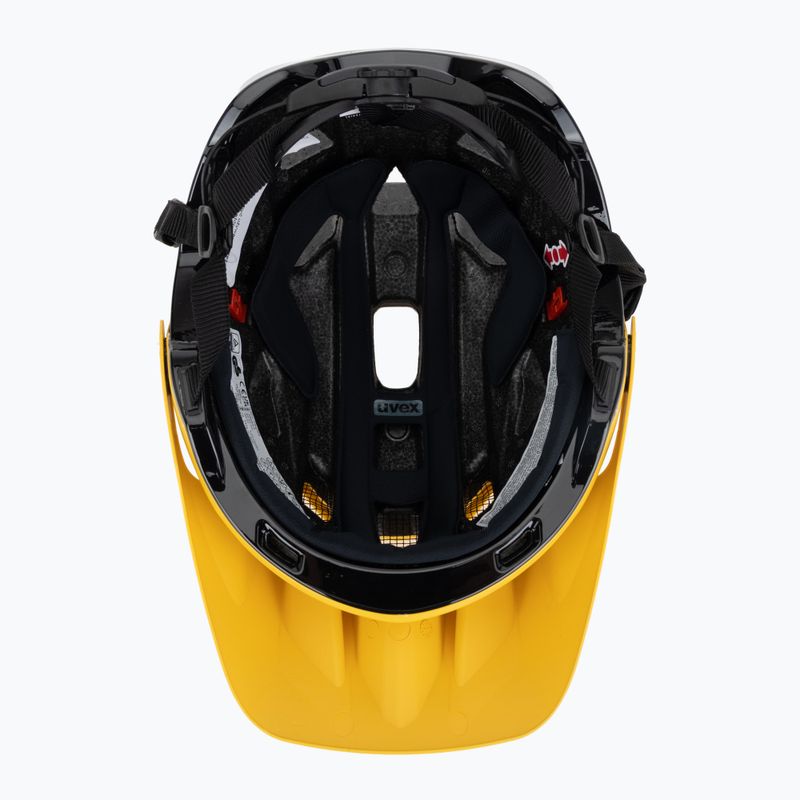 Casco da bicicletta UVEX Quatro Integrale sunbee/nero 5