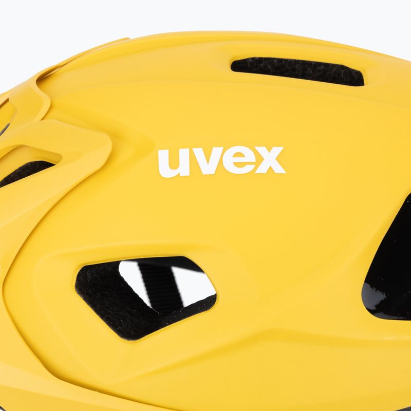 Casco da bicicletta UVEX Quatro Integrale sunbee/nero 7