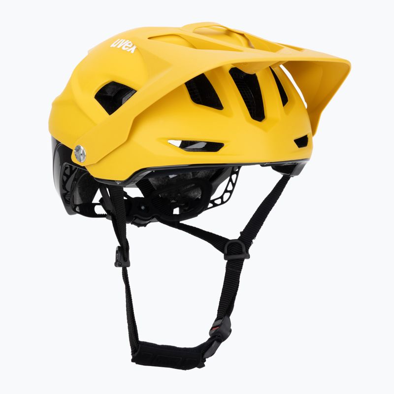 Casco da bicicletta UVEX Quatro Integrale sunbee/nero 8