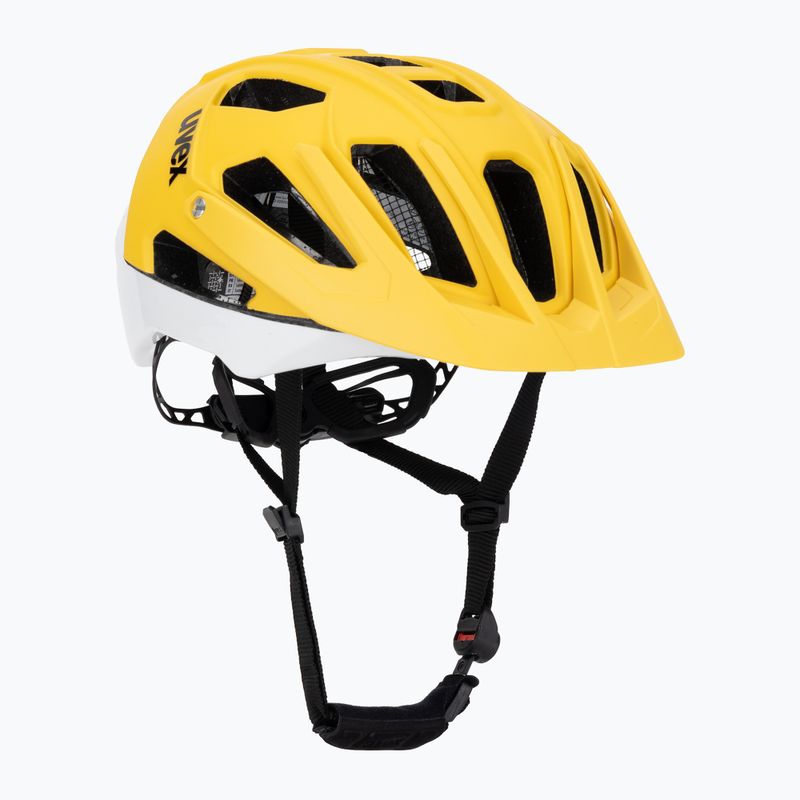 Casco da bici UVEX Quatro CC sunbee/bianco opaco