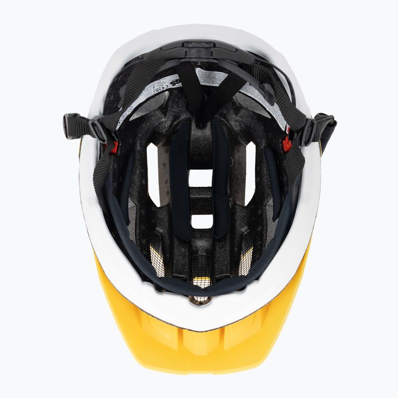 Casco da bici UVEX Quatro CC sunbee/bianco opaco 5