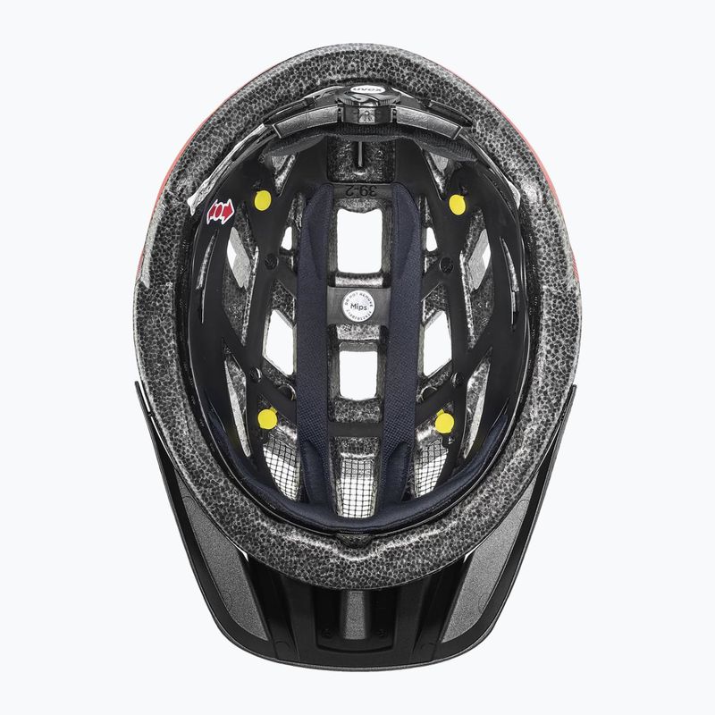 UVEX Urban I-vo CC MIPS casco da bici nero/rosso 10