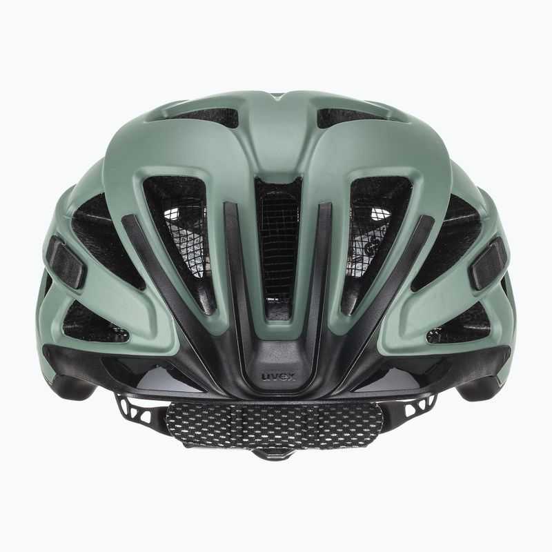 Casco da bici UVEX Active CC verde muschio/nero opaco 2