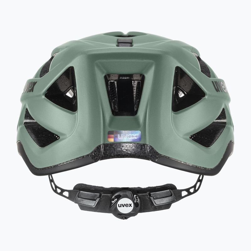 Casco da bici UVEX Active CC verde muschio/nero opaco 3