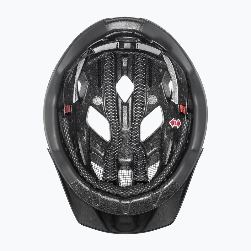 Casco da bici UVEX Active CC verde muschio/nero opaco 5