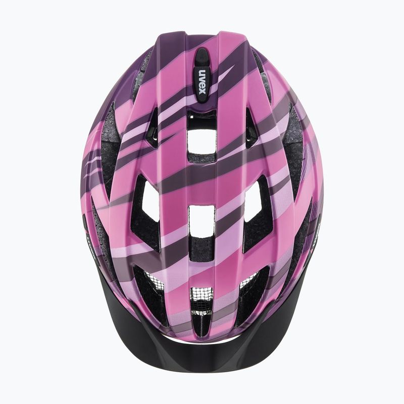 Casco da bici UVEX Air Wing CC prugna/rosa 9