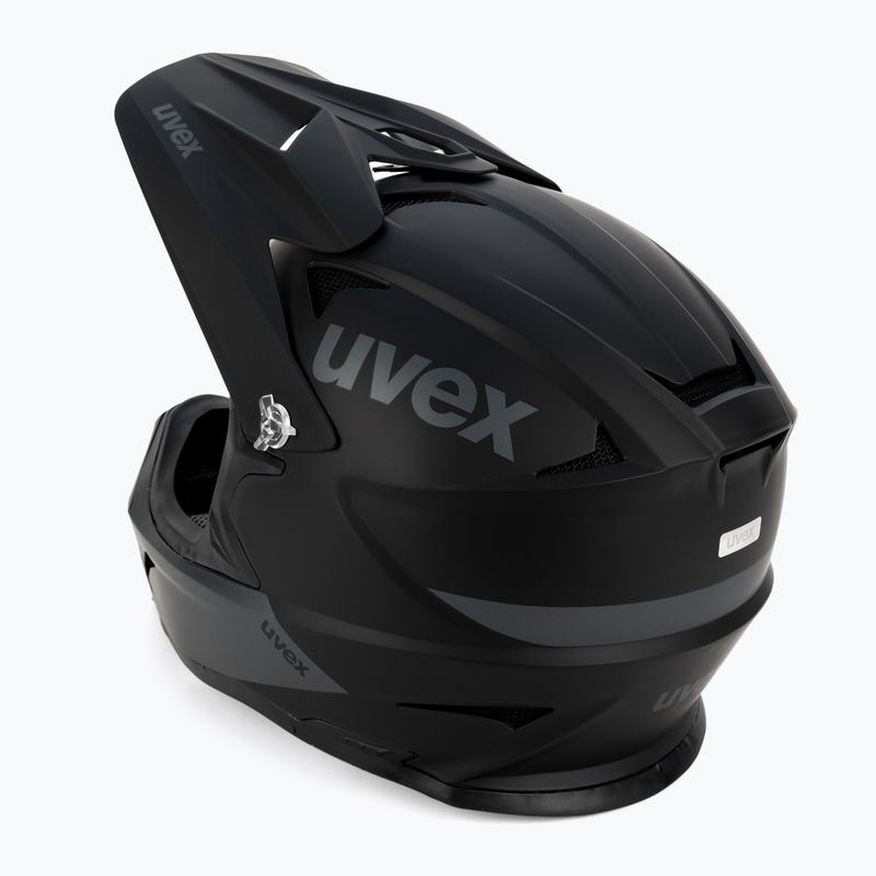 UVEX HLMT 10 Casco da bici nero/grigio opaco 4
