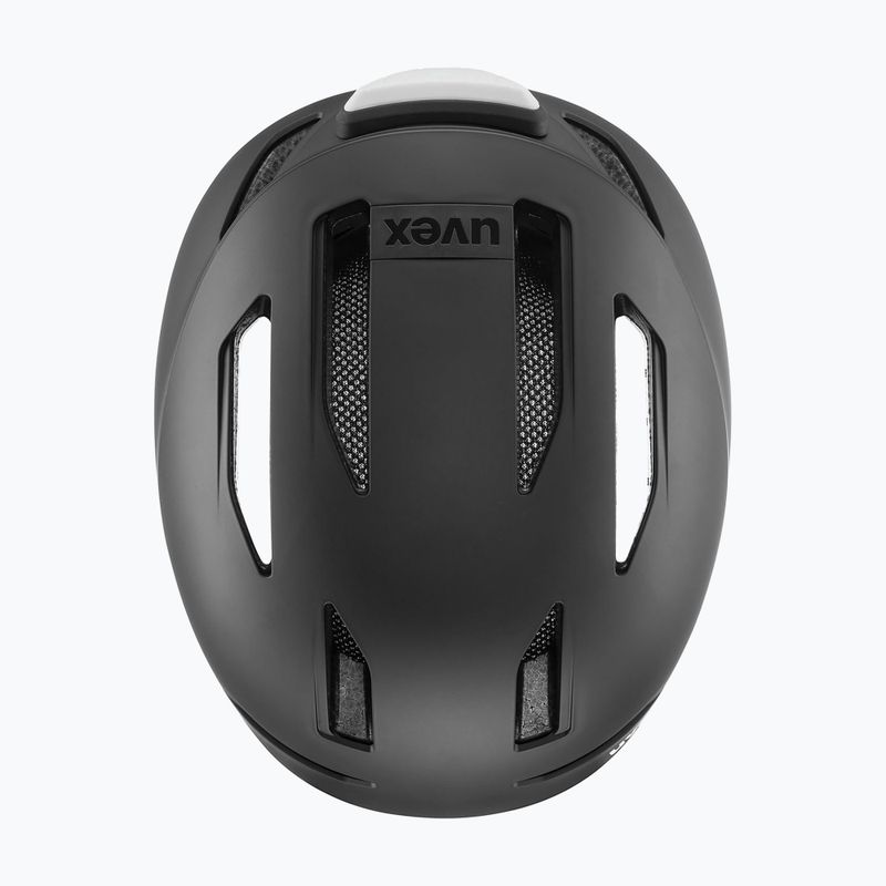 UVEX Urban Planet LED casco da bicicletta nero opaco 10