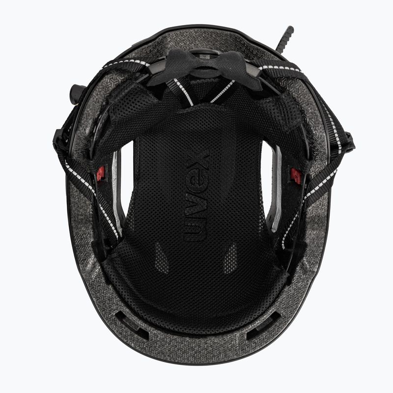 UVEX Urban Planet LED casco da bicicletta nero opaco 5
