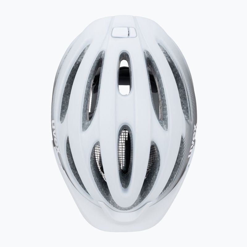Casco da bicicletta UVEX True CC WE bianco/grigio opaco 6