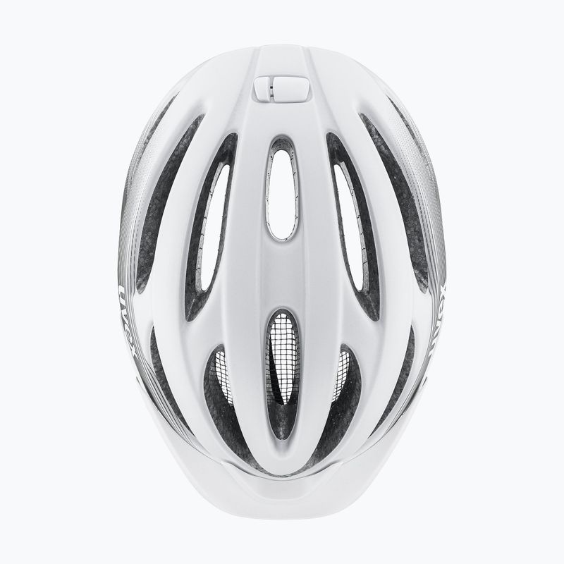 Casco da bicicletta UVEX True CC WE bianco/grigio opaco 4