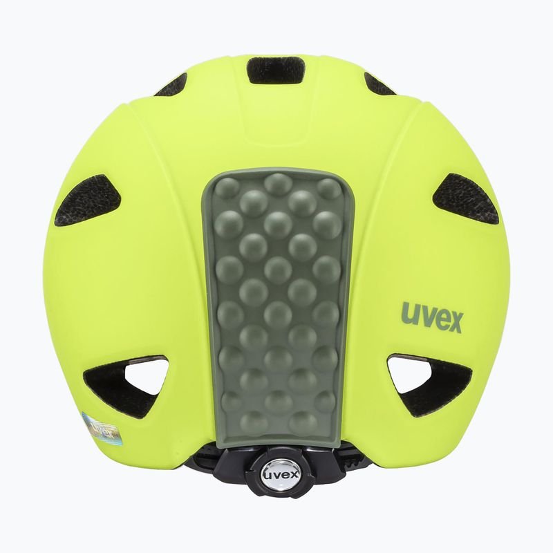 Casco da bici per bambini UVEX Oyo giallo neon/verde muschio opaco 8