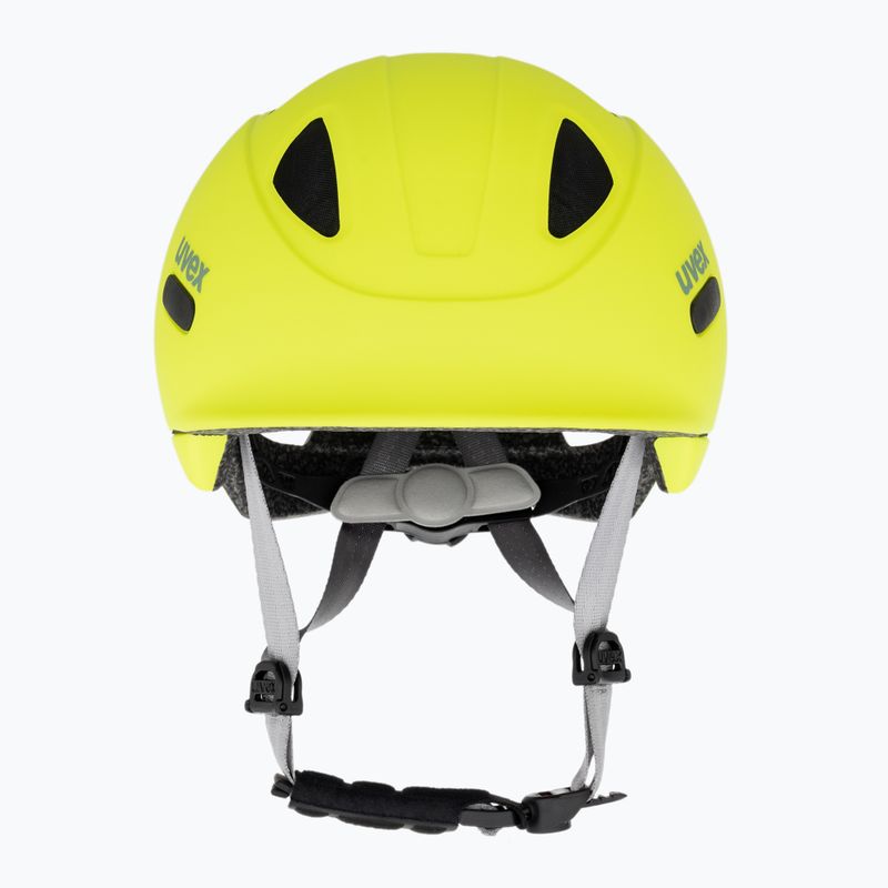 Casco da bici per bambini UVEX Oyo giallo neon/verde muschio opaco 2