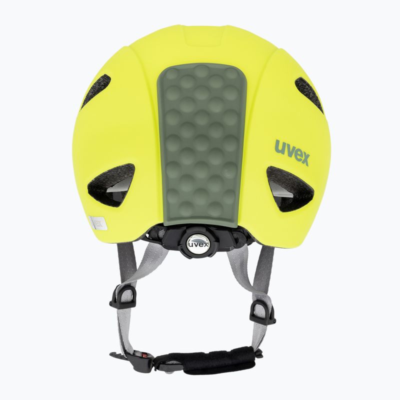 Casco da bici per bambini UVEX Oyo giallo neon/verde muschio opaco 3