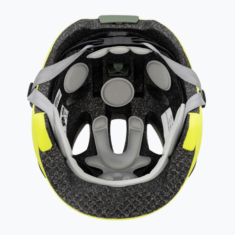 Casco da bici per bambini UVEX Oyo giallo neon/verde muschio opaco 5