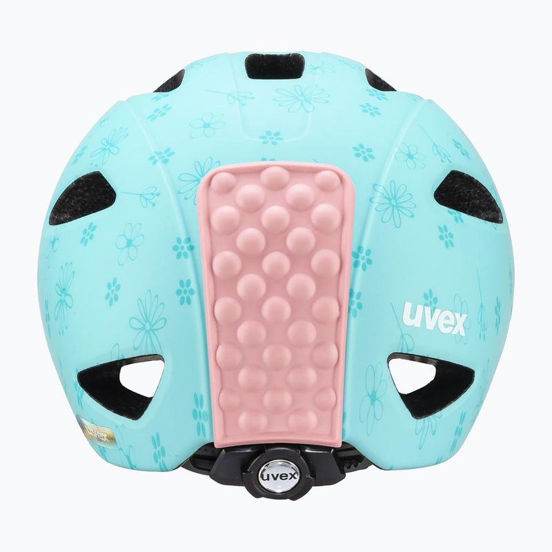 Casco da bici per bambini UVEX Oyo Style fiori ciano opaco 8