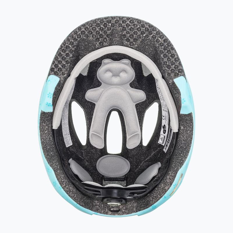 Casco da bici per bambini UVEX Oyo Style fiori ciano opaco 10