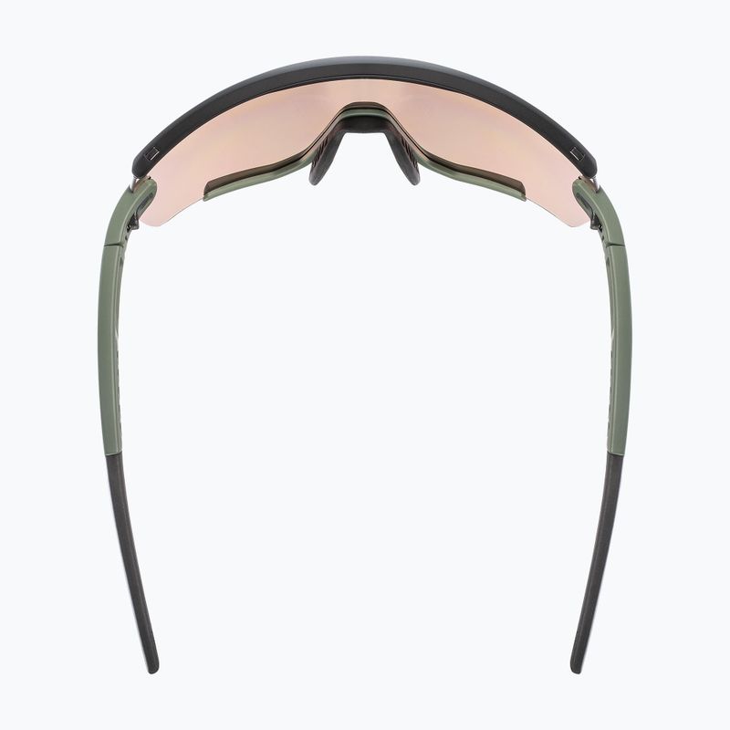 Occhiali da sole UVEX Sportstyle 236 Set verde muschio nero opaco/giallo specchio 10