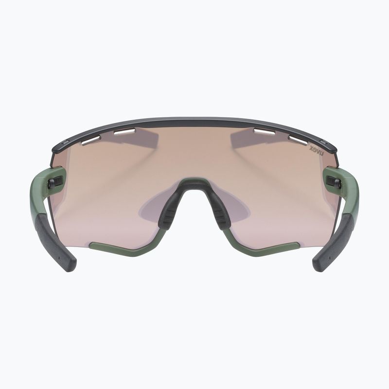 Occhiali da sole UVEX Sportstyle 236 Set verde muschio nero opaco/giallo specchio 11