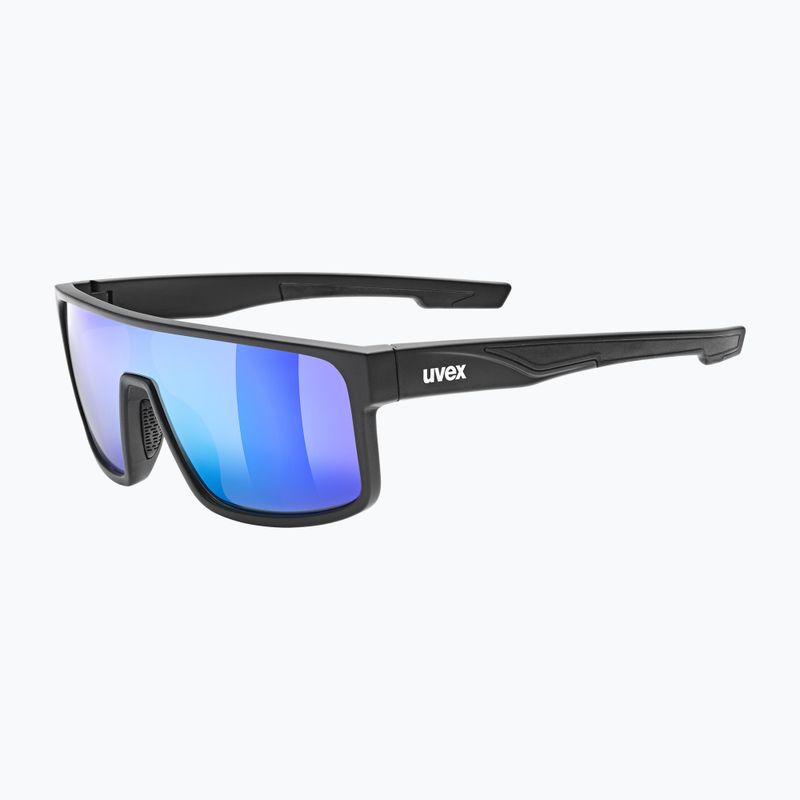 Occhiali da sole UVEX Lgl 51 nero opaco/verde specchio 5