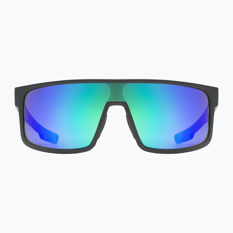 Occhiali da sole UVEX Lgl 51 nero opaco/verde specchio 6