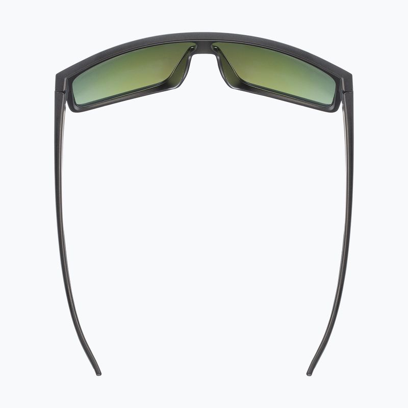 Occhiali da sole UVEX Lgl 51 nero opaco/verde specchio 8
