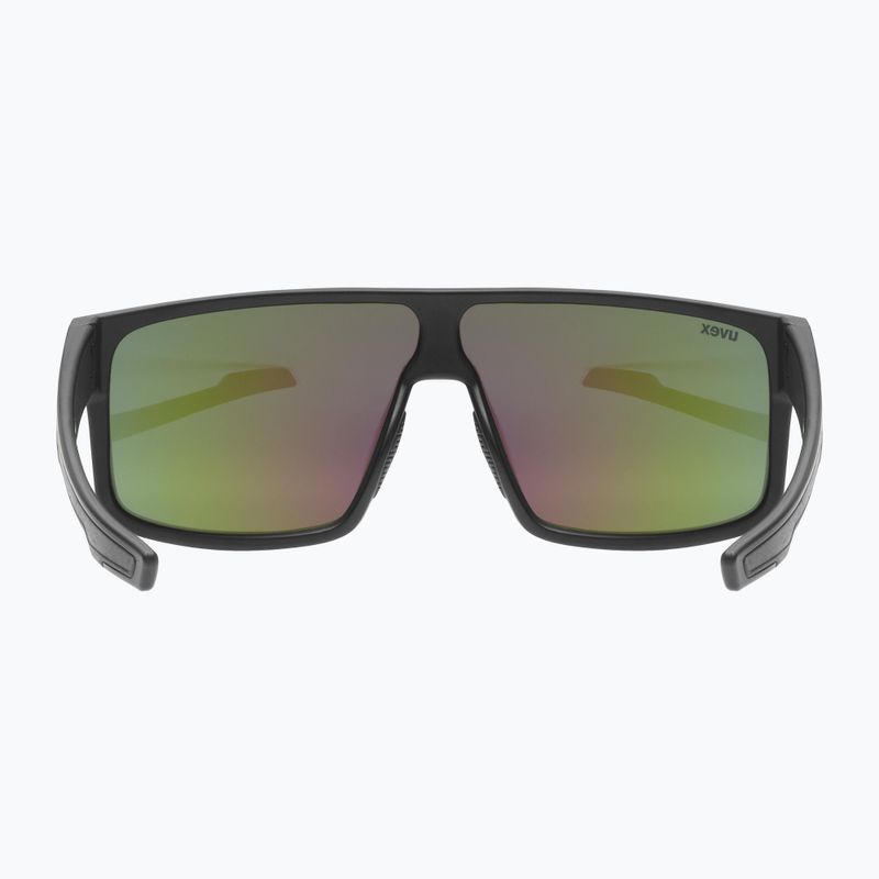 Occhiali da sole UVEX Lgl 51 nero opaco/verde specchio 9