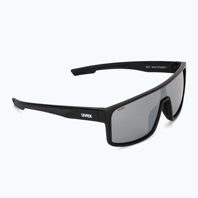 Occhiali da sole UVEX Lgl 51 nero opaco/argento specchiato