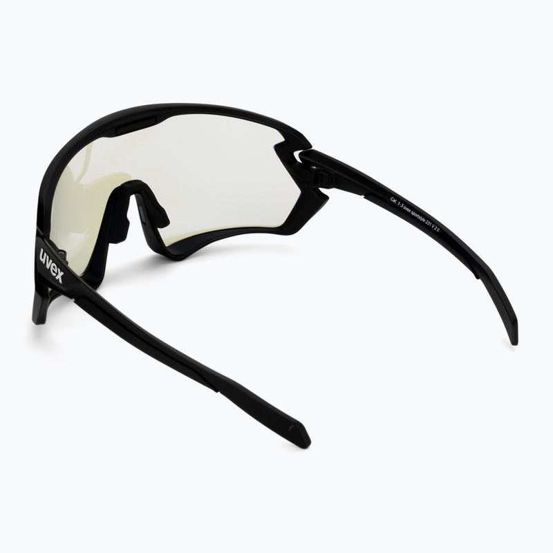 Occhiali da sole UVEX Sportstyle 231 2.0 V nero opaco/blu specchiante 2