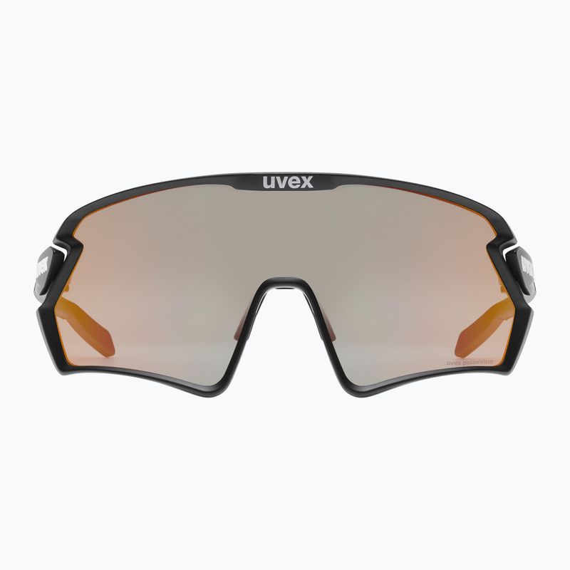 Occhiali da sole UVEX Sportstyle 231 2.0 P nero opaco/rosso specchiante 6