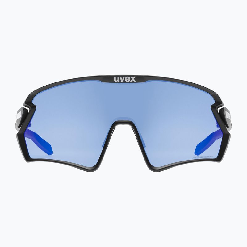 Occhiali da sole UVEX Sportstyle 231 2.0 P nero opaco/blu specchiato 6