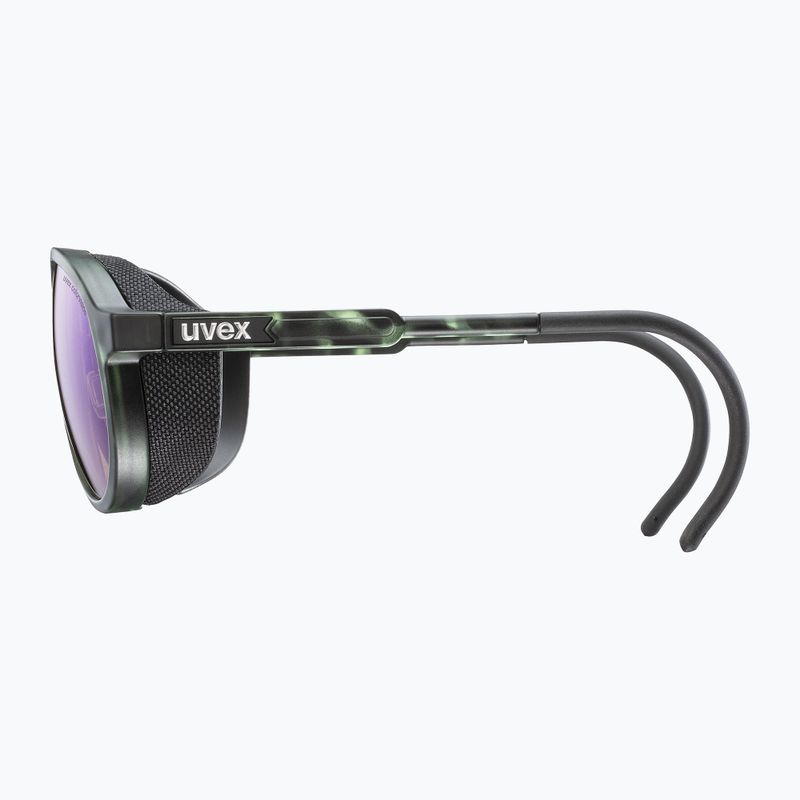Occhiali da sole UVEX Mtn Classic CV verde opaco tartaruga/verde specchio 3