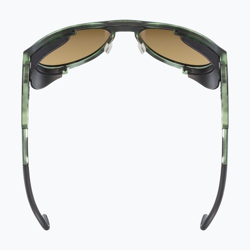 Occhiali da sole UVEX Mtn Classic CV verde opaco tartaruga/verde specchio 4