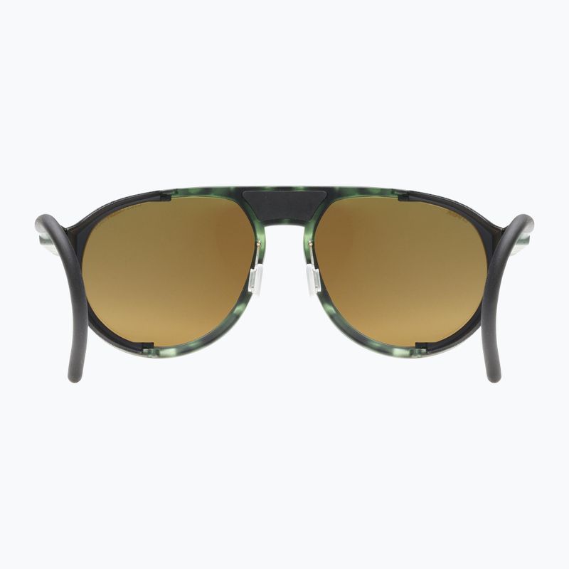 Occhiali da sole UVEX Mtn Classic CV verde opaco tartaruga/verde specchio 5