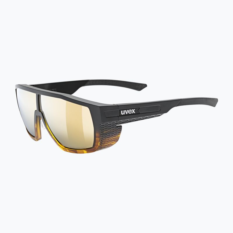 Occhiali da sole UVEX Mtn Style CV havanna matt fade/mirror champagne