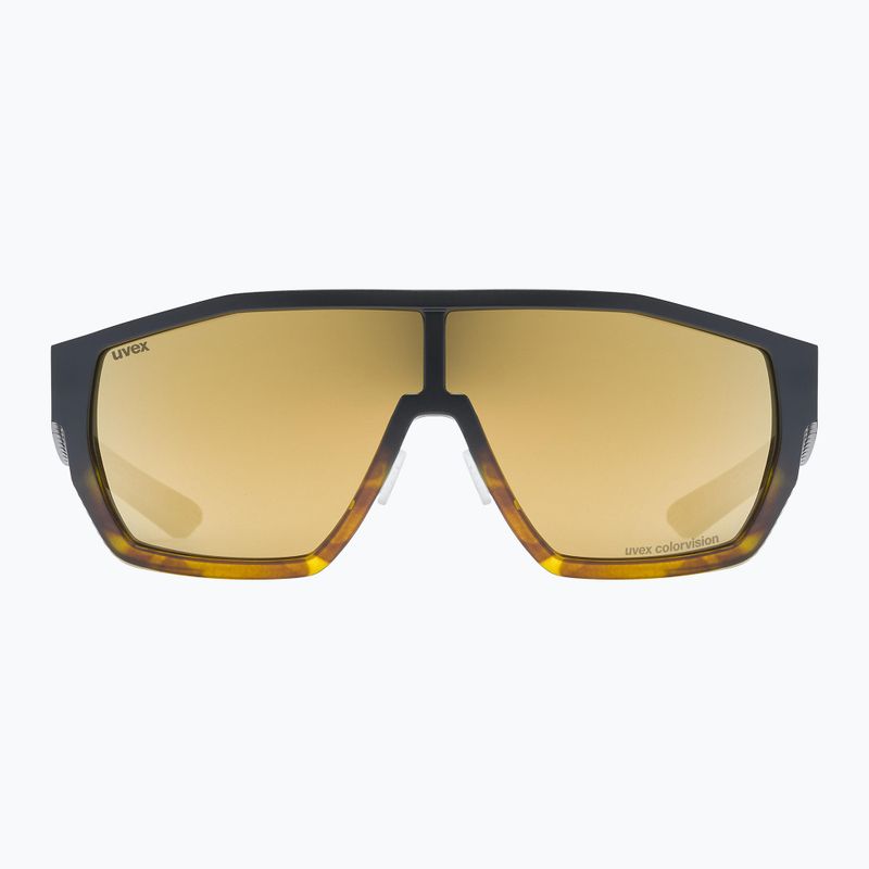 Occhiali da sole UVEX Mtn Style CV havanna matt fade/mirror champagne 2