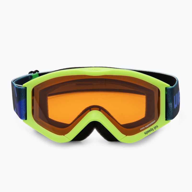 Maschera da sci per bambini UVEX Speedy Pro Jr light green/lasergold clear 2