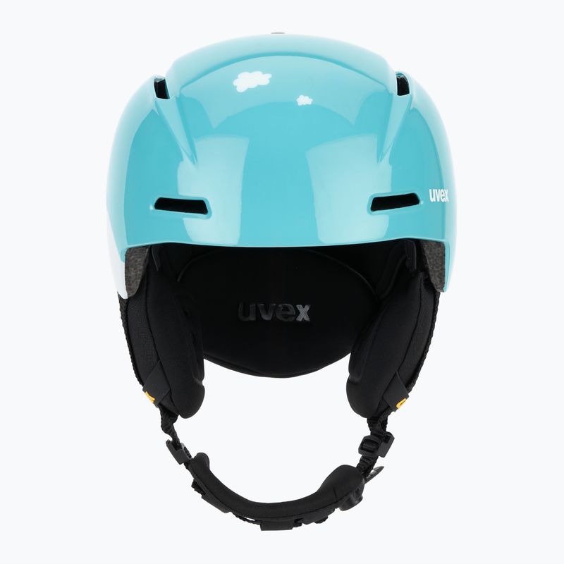 Casco da sci junior UVEX Viti Jr turquoise rabbit 2