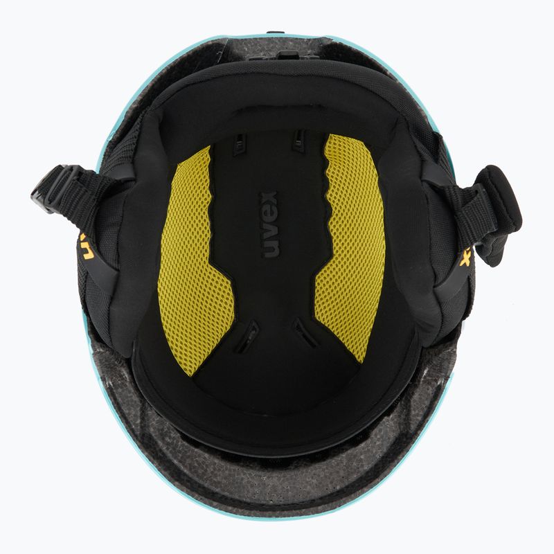 Casco da sci junior UVEX Viti Jr turquoise rabbit 5