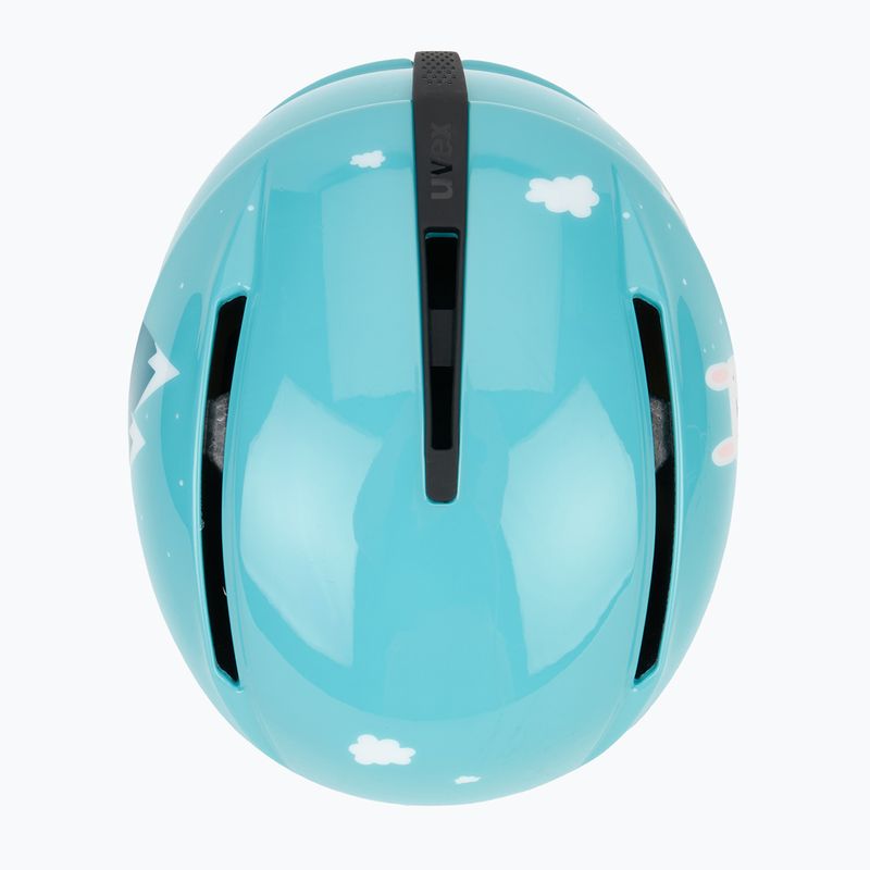 Casco da sci junior UVEX Viti Jr turquoise rabbit 6