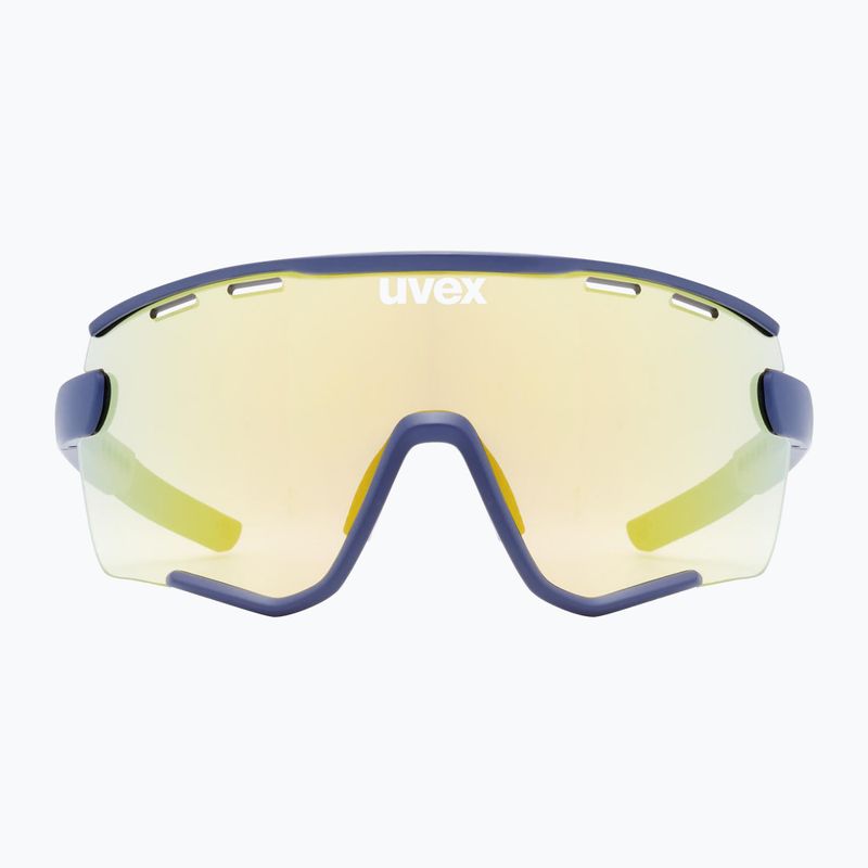 UVEX Sportstyle 236 Set di occhiali da sole blu opaco/giallo specchiato/chiaro 2