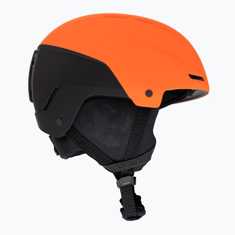 Casco da sci UVEX Stance Mips rosso feroce/nero opaco 4