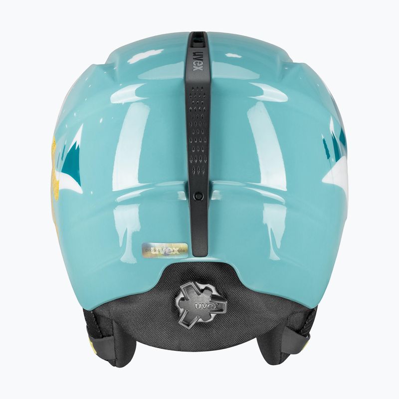 Casco da sci junior UVEX Viti Jr turquoise rabbit 3