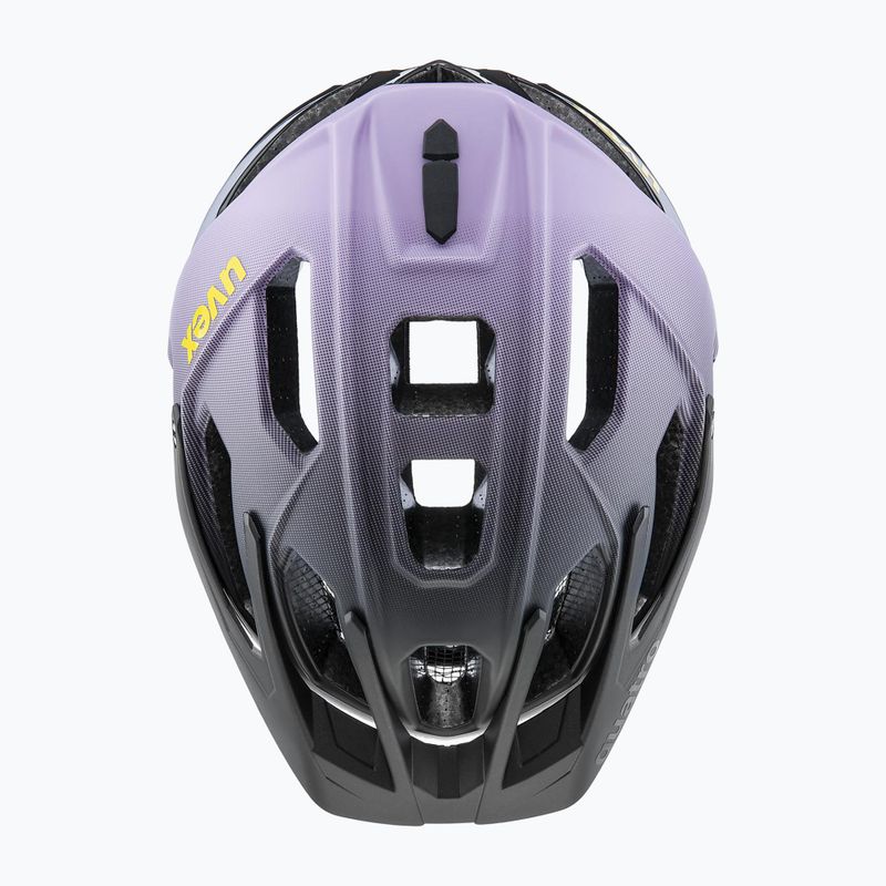 Casco da bici UVEX Quatro CC lilla/nero opaco 9